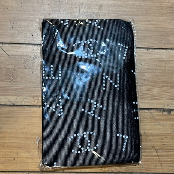 New in box white sheer  printed stockings - Picture 6 of 7